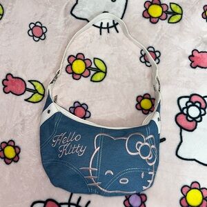 Hello kitty Jean shoulder bag, new never used